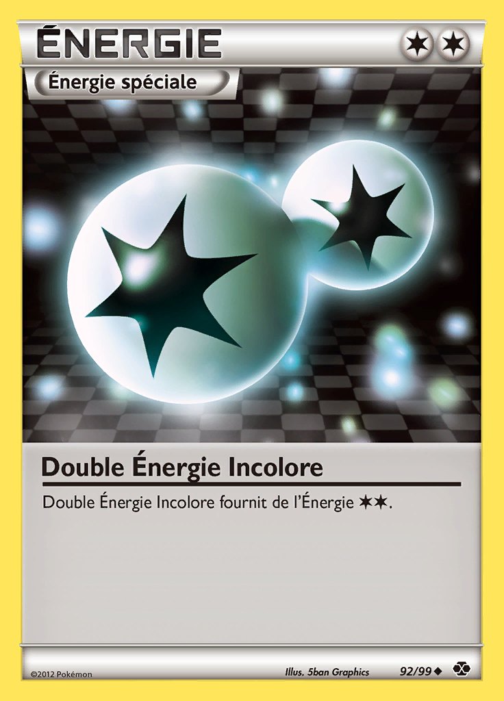 Double Énergie Incolore 092/099 — Destinées Futures