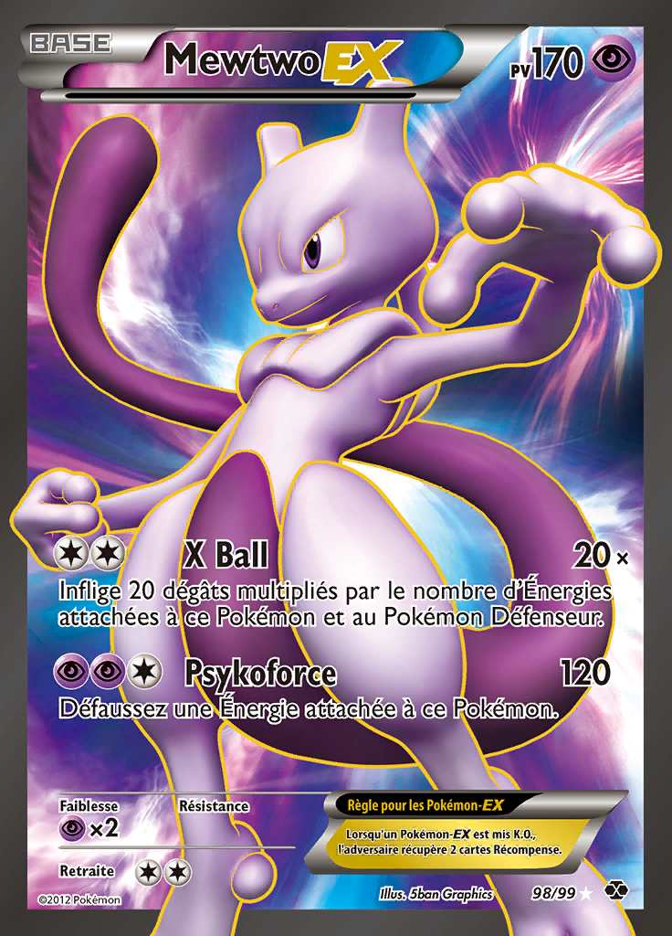 Mewtwo-EX 098/099 — Destinées Futures