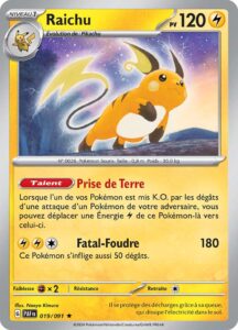 Raichu 019/091 — Destinées de Paldea