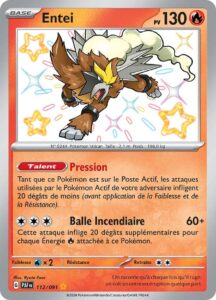 Entei 112/091 — Destinées de Paldea