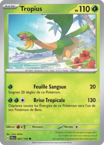 Tropius 007/193 — Évolutions à Paldea