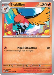Braisillon 029/193 — Évolutions à Paldea