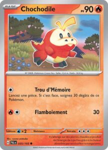 Chochodile 035/193 — Évolutions à Paldea