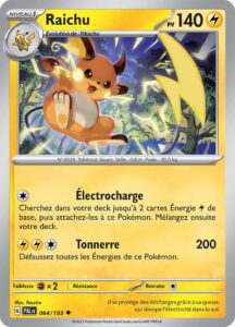 Raichu 064/193 — Évolutions à Paldea