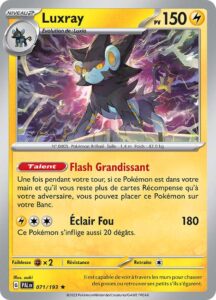 Luxray 071/193 — Évolutions à Paldea