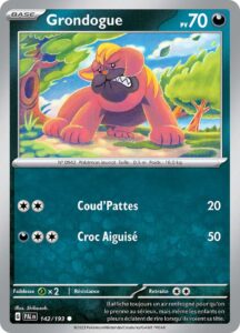 Grondogue 142/193 — Évolutions à Paldea