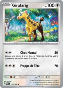 Girafarig 154/193 — Évolutions à Paldea