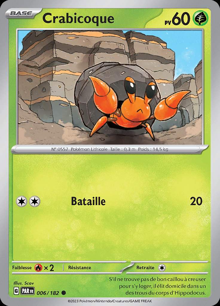 Crabicoque 006/182 — Faille Paradoxe