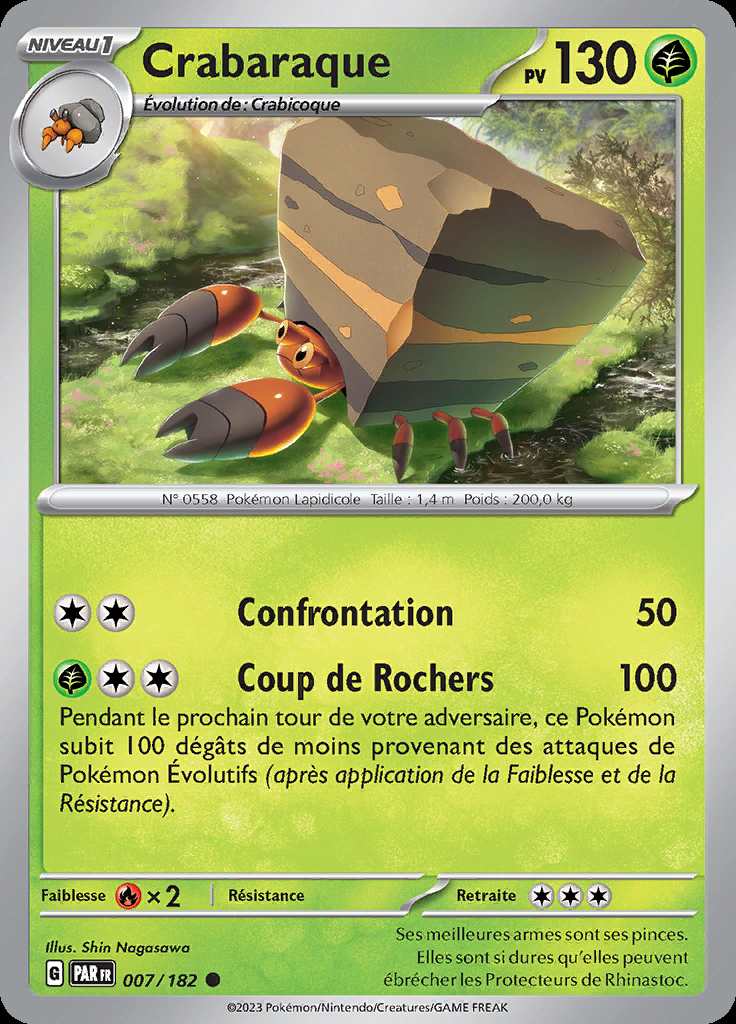 Crabaraque 007/182 — Faille Paradoxe