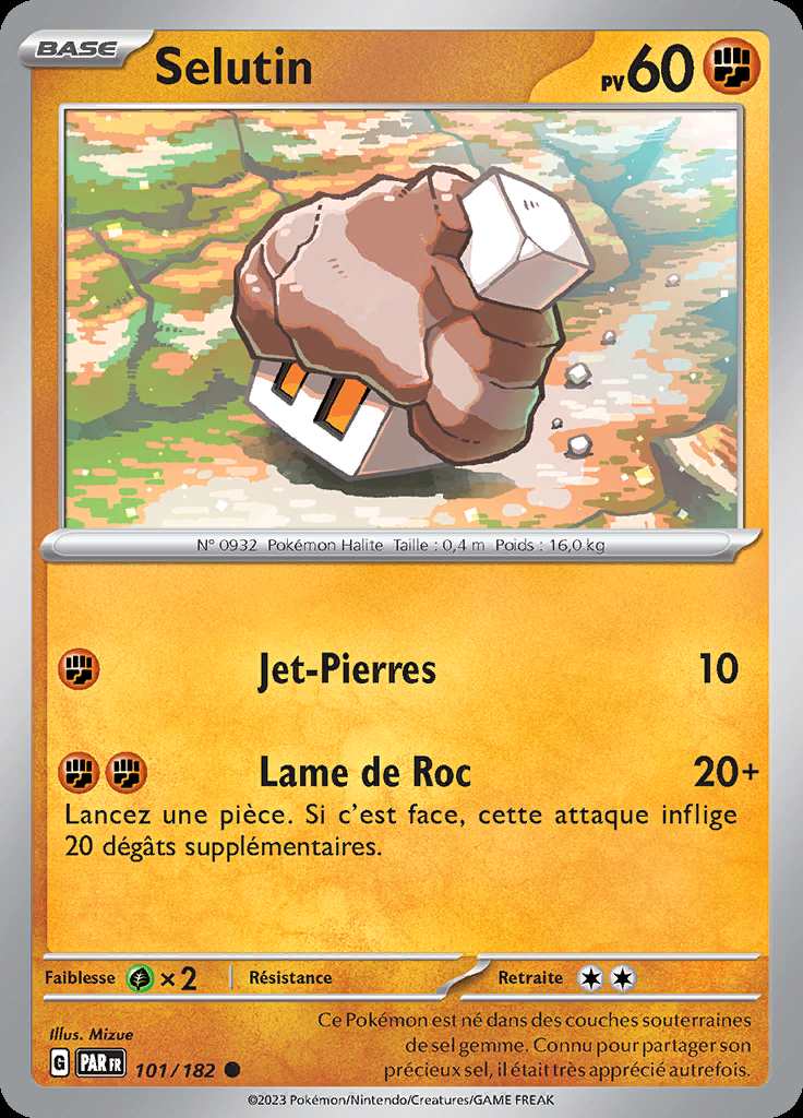 Selutin 101/182 — Faille Paradoxe
