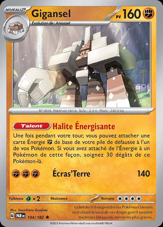 Gigansel 104/182 — Faille Paradoxe