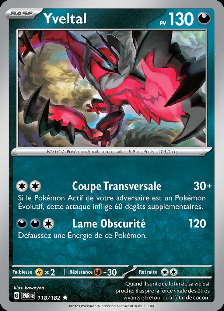 Yveltal 118/182 — Faille Paradoxe