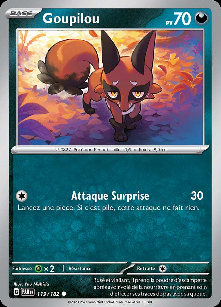Goupilou 119/182 — Faille Paradoxe