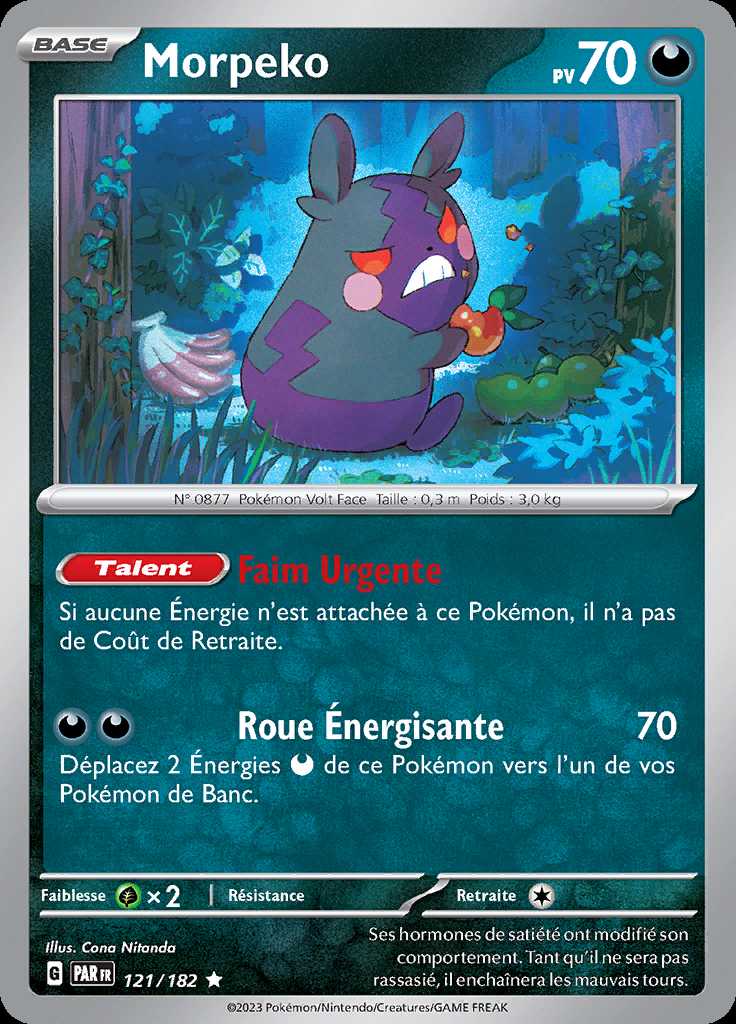 Morpeko 121/182 — Faille Paradoxe
