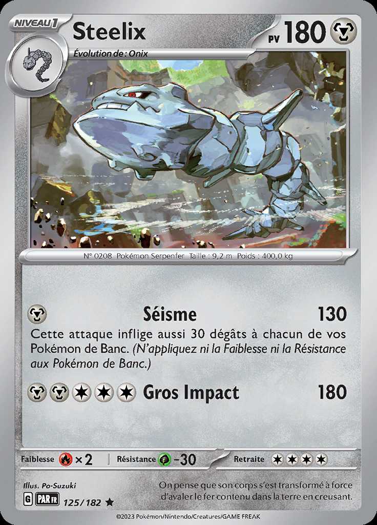 Steelix 125/182 — Faille Paradoxe