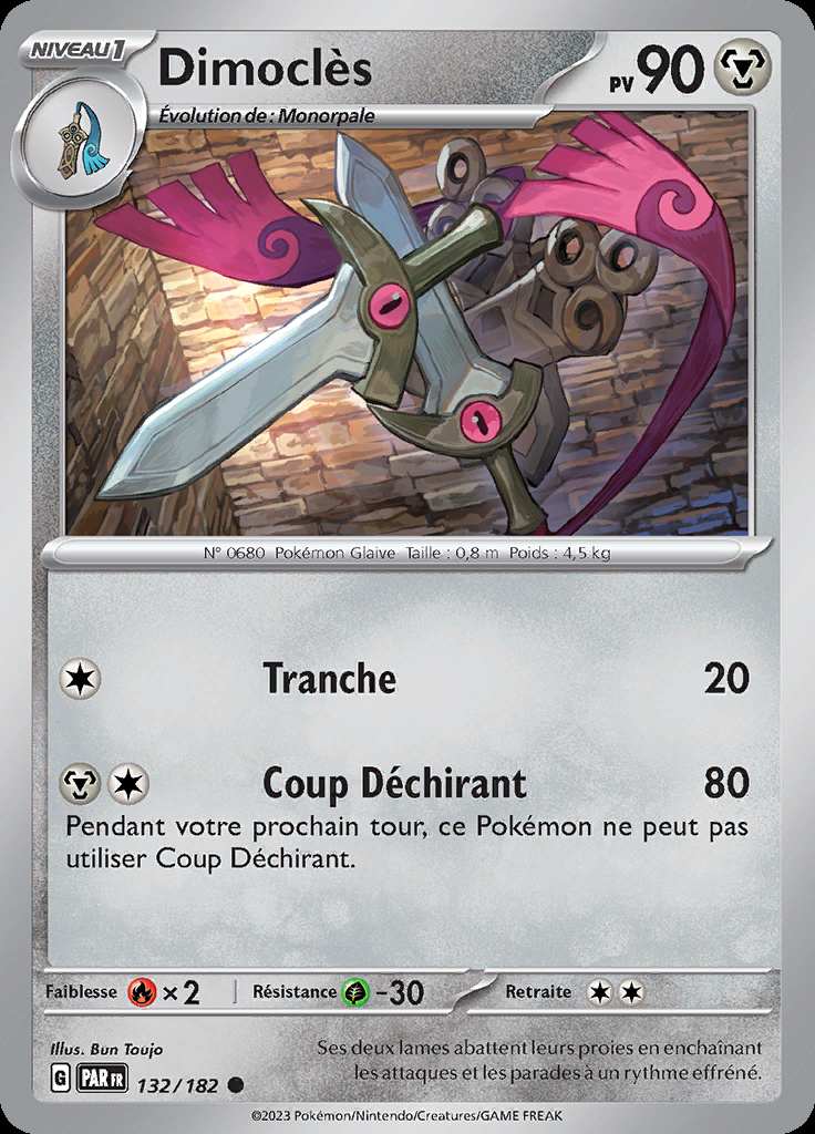 Dimoclès 132/182 — Faille Paradoxe