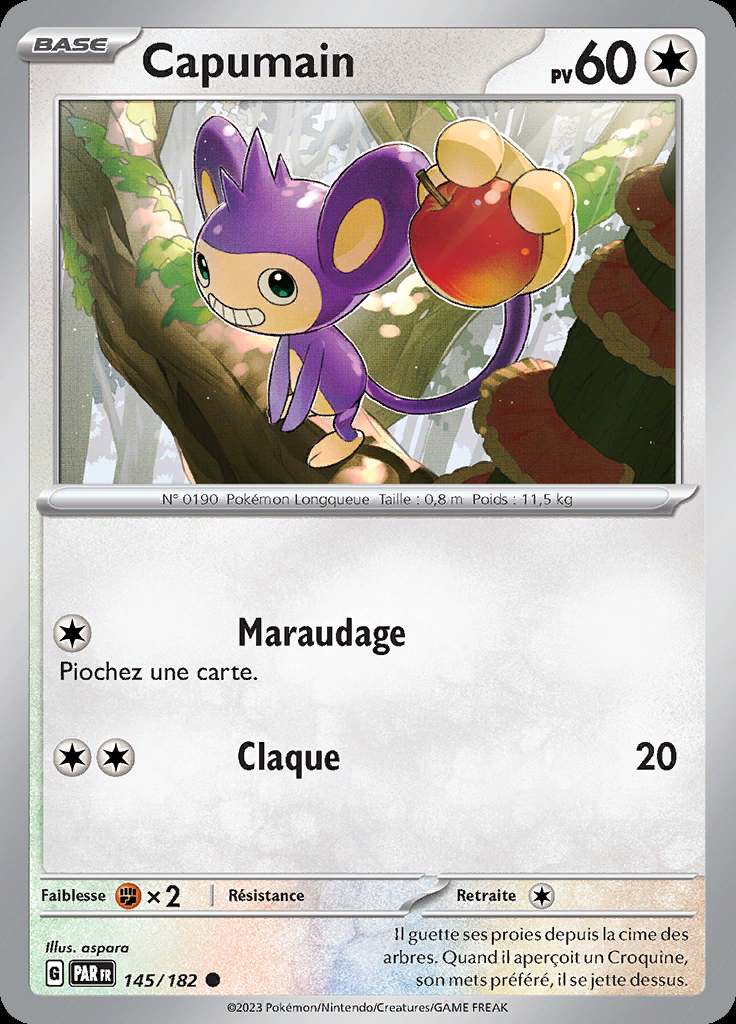 Capumain 145/182 — Faille Paradoxe