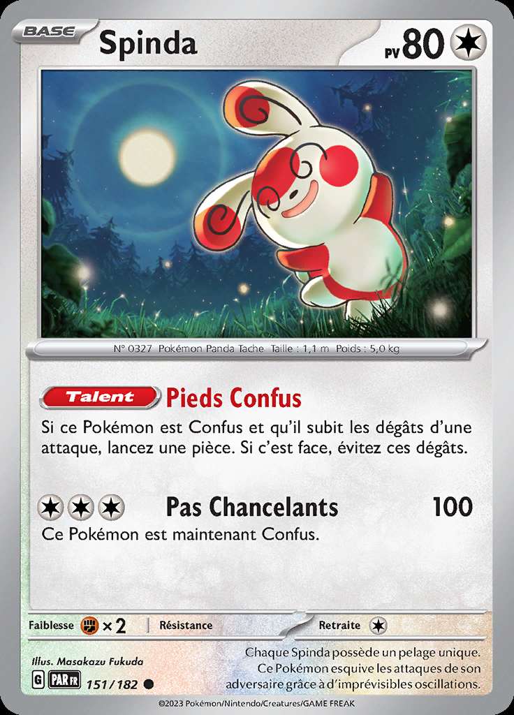 Spinda 151/182 — Faille Paradoxe