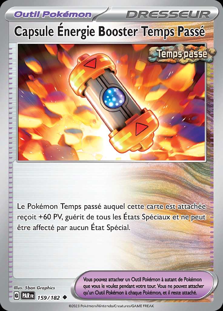 Capsule Énergie Booster Temps Passé 159/182 — Faille Paradoxe