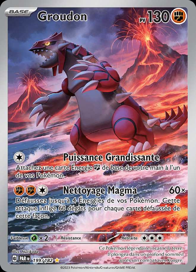 Groudon 199/182 — Faille Paradoxe