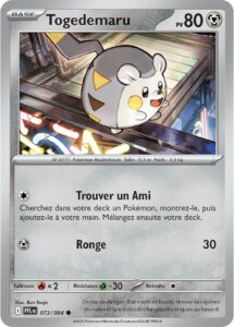 Togedemaru 073/094 — Flammes Fantasmagoriques