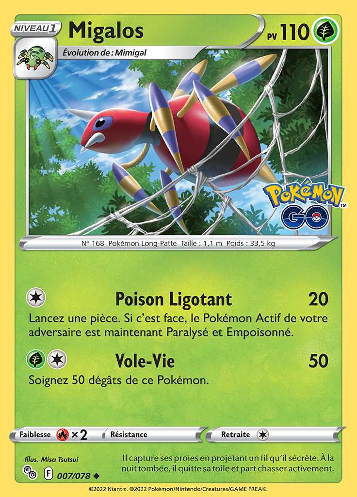 Migalos 007/078 — Pokémon GO
