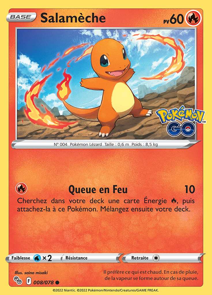 Salamèche 008/078 — Pokémon GO