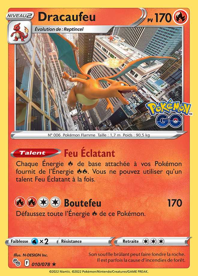 Dracaufeu 010/078 — Pokémon GO