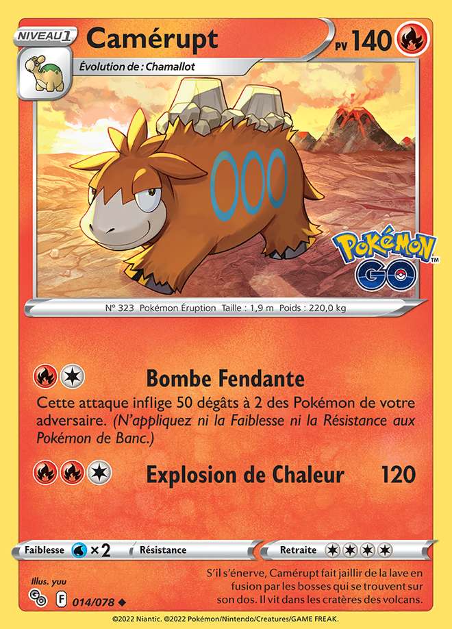 Camérupt 014/078 — Pokémon GO