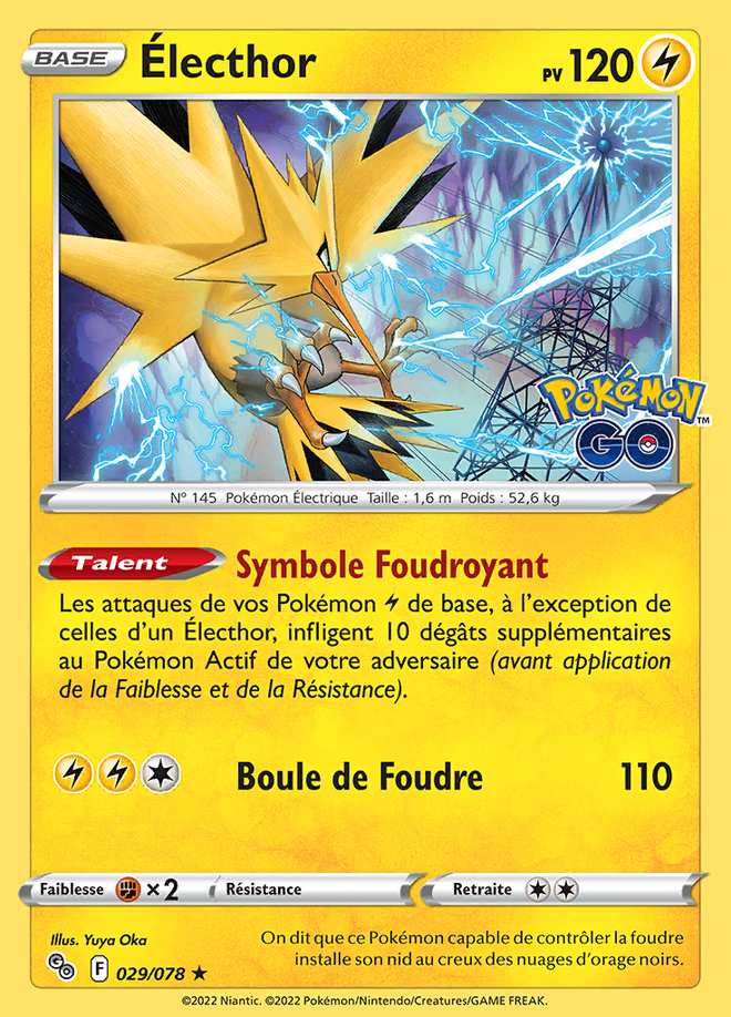 Électhor 029/078 — Pokémon GO