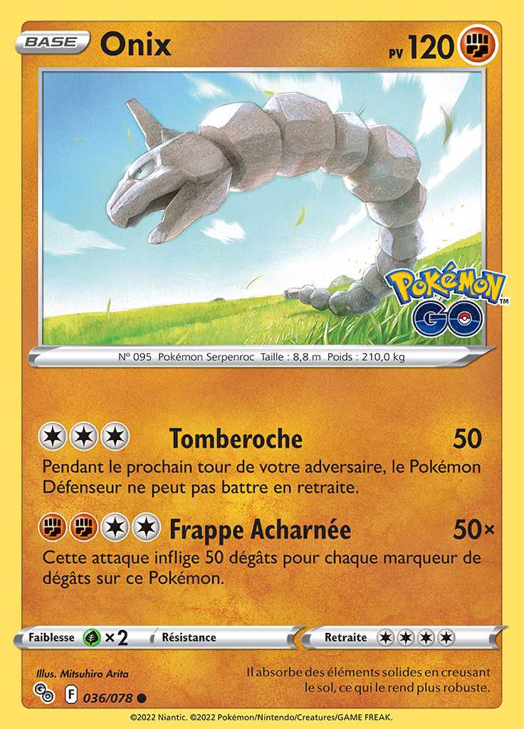 Onix 036/078 — Pokémon GO