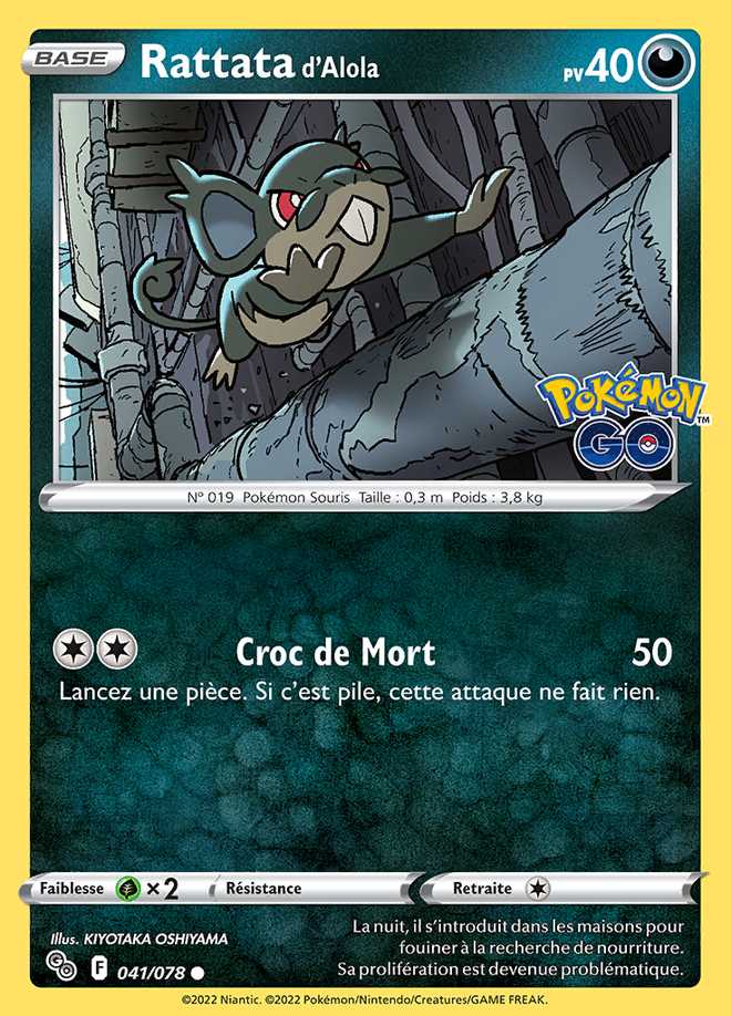Rattata d'Alola 041/078 — Pokémon GO