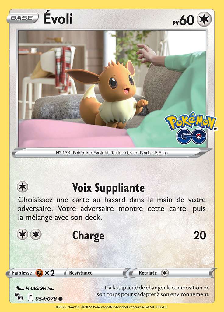 Évoli 054/078 — Pokémon GO