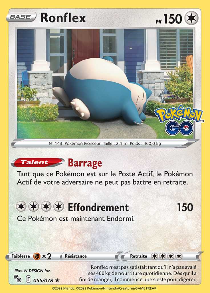 Ronflex 055/078 — Pokémon GO