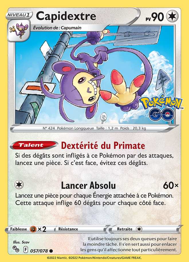 Capidextre 057/078 — Pokémon GO