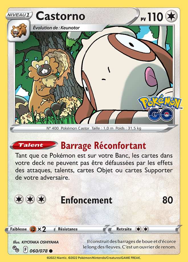 Castorno 060/078 — Pokémon GO