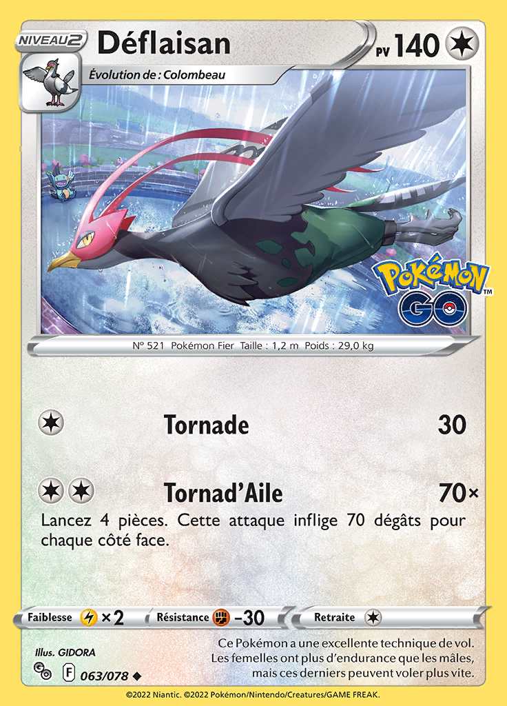 Déflaisan 063/078 — Pokémon GO