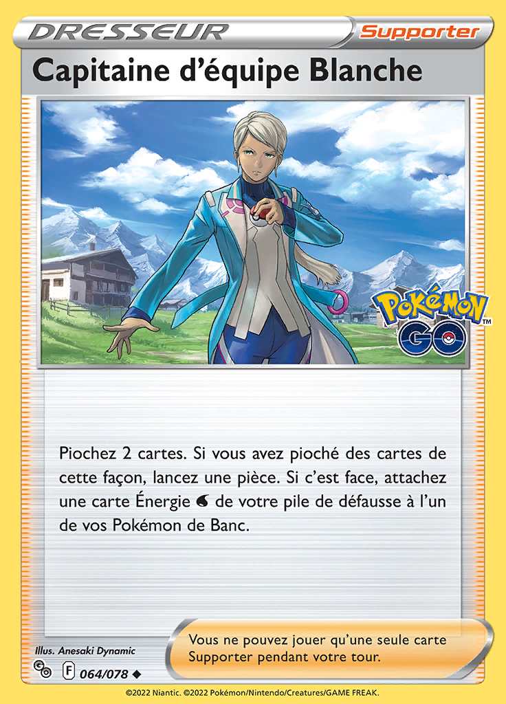 Capitaine d'équipe Blanche 064/078 — Pokémon GO