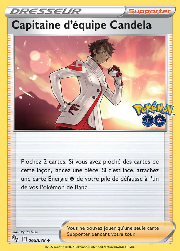 Capitaine d'équipe Candela 065/078 — Pokémon GO