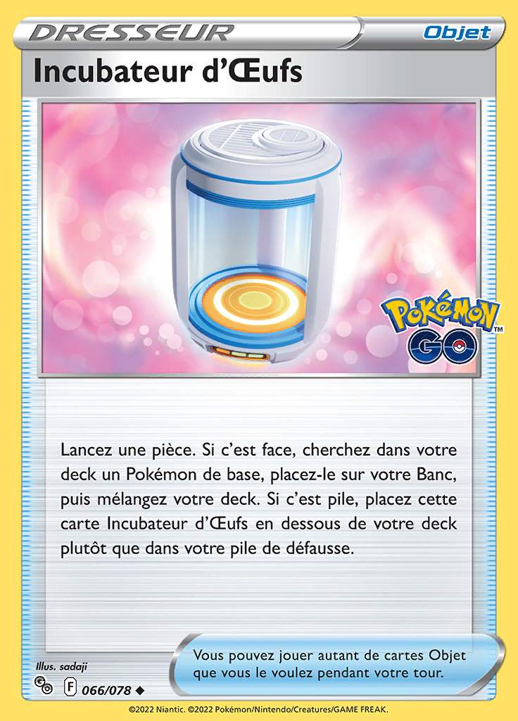 Incubateur d'Œufs 066/078 — Pokémon GO