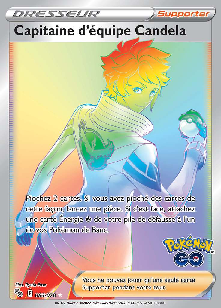 Capitaine d'équipe Candela 083/078 — Pokémon GO