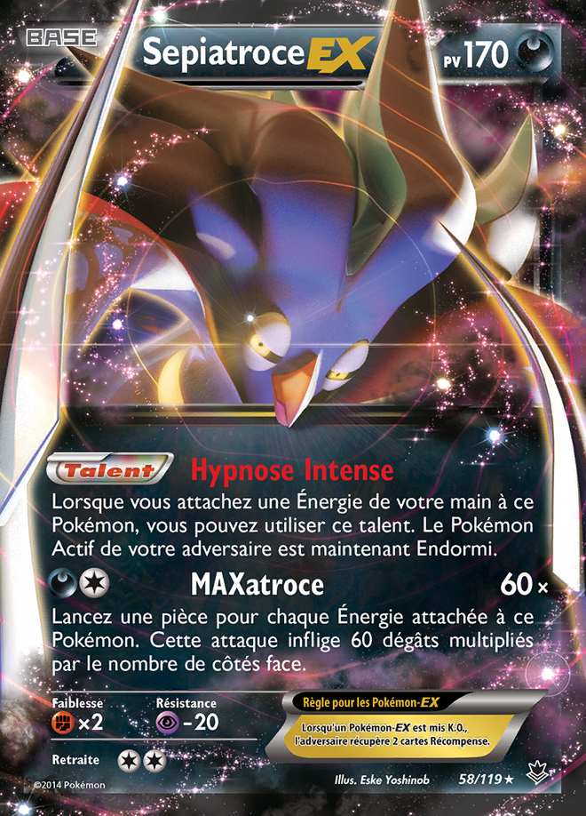 Sepiatroce-EX 058/119 — Vigueur Spectrale