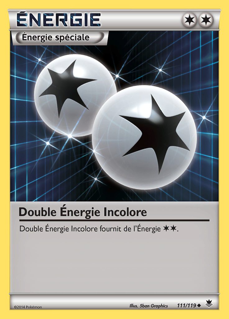 Double Énergie Incolore 111/119 — Vigueur Spectrale