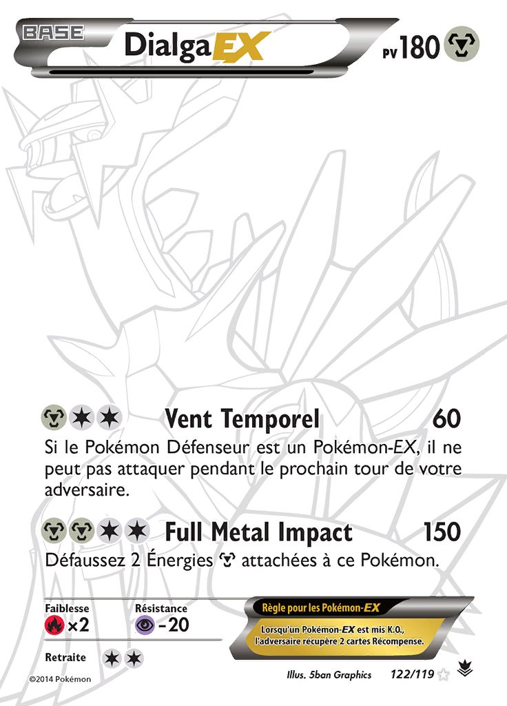 Dialga-EX 122/119 — Vigueur Spectrale