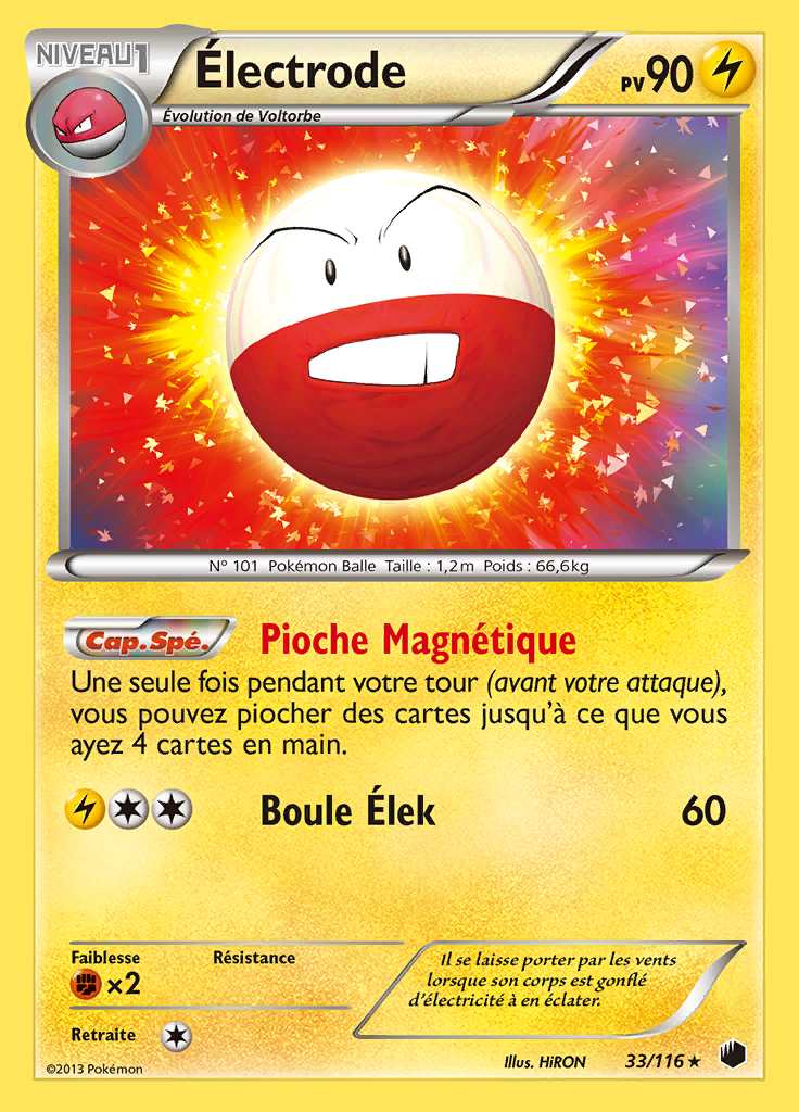Électrode 033/116 — Glaciation Plasma