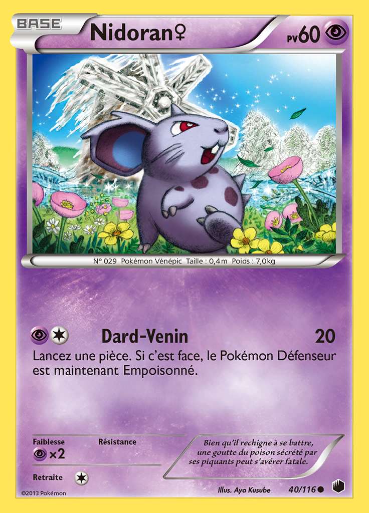 Nidoran♀ 040/116 — Glaciation Plasma