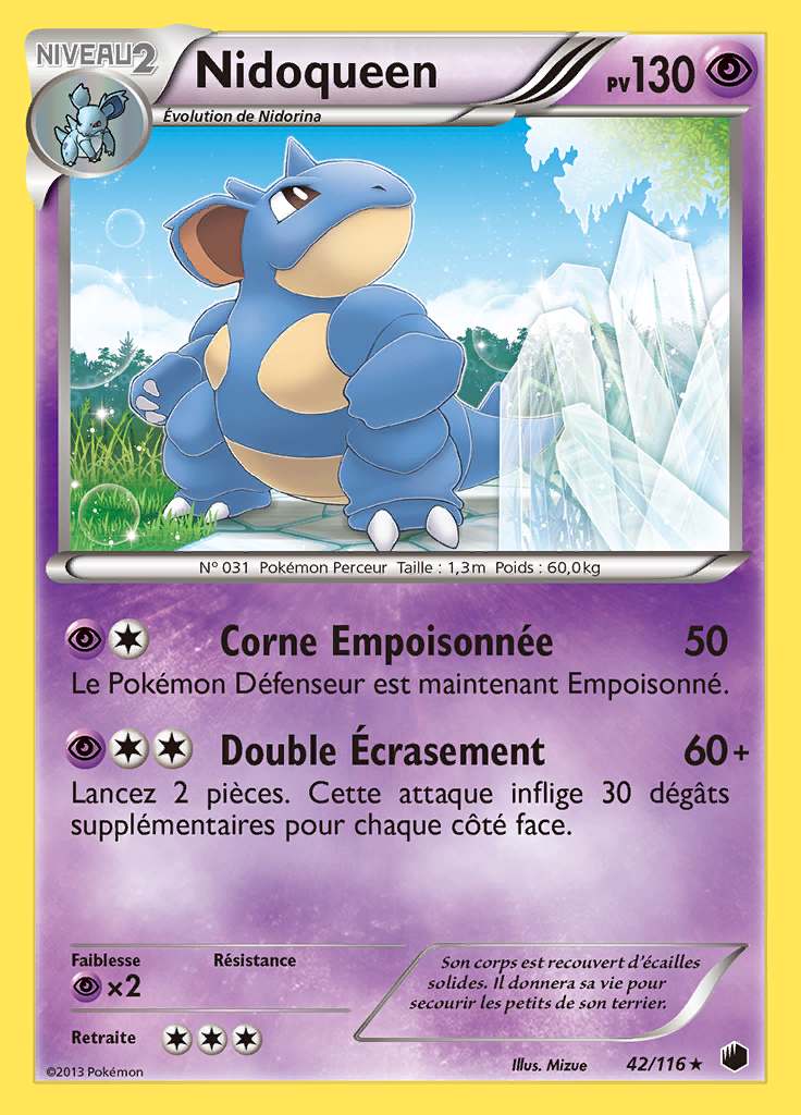 Nidoqueen 042/116 — Glaciation Plasma