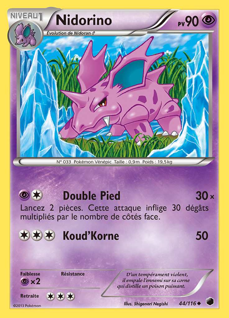 Nidorino 044/116 — Glaciation Plasma