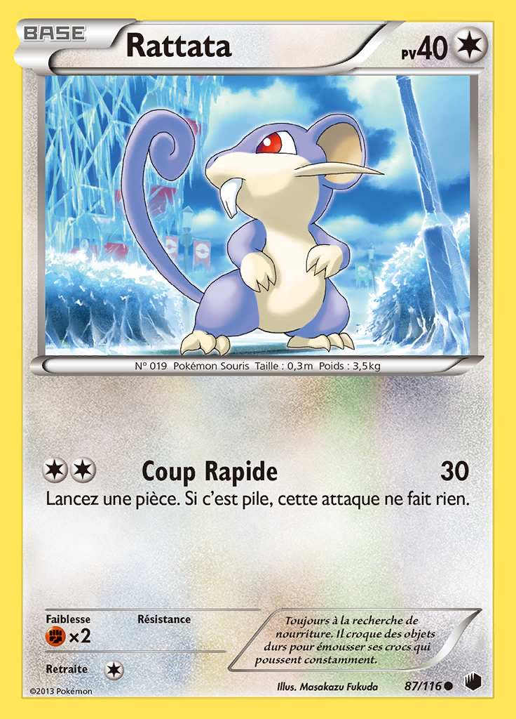 Rattata 087/116 — Glaciation Plasma