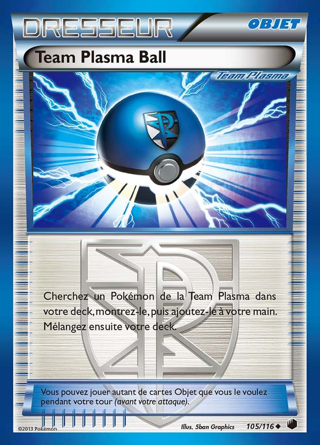 Team Plasma Ball 105/116 — Glaciation Plasma